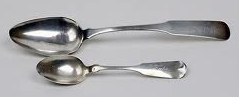 coin silver spoons